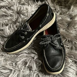 Black Sperry Shoes